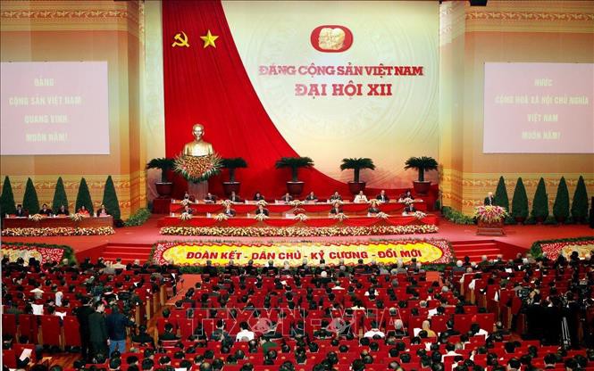 Đại hội đại biểu toàn quốc Đảng Cộng sản Việt Nam lần thứ XII (20 - 28/1/2016), tại Hà Nội.